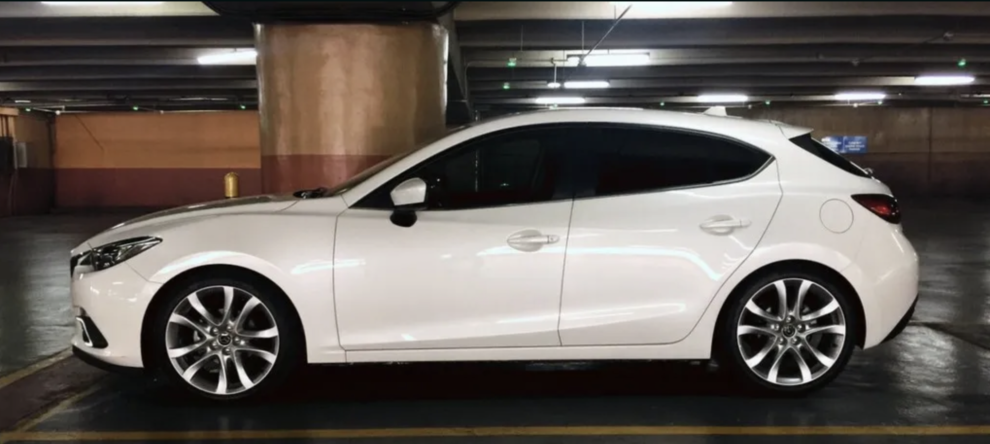 photo 1 Mazda Mazda3 custom wheels   19x7.5, ET +45, tire size 225/40 R19. x ET 