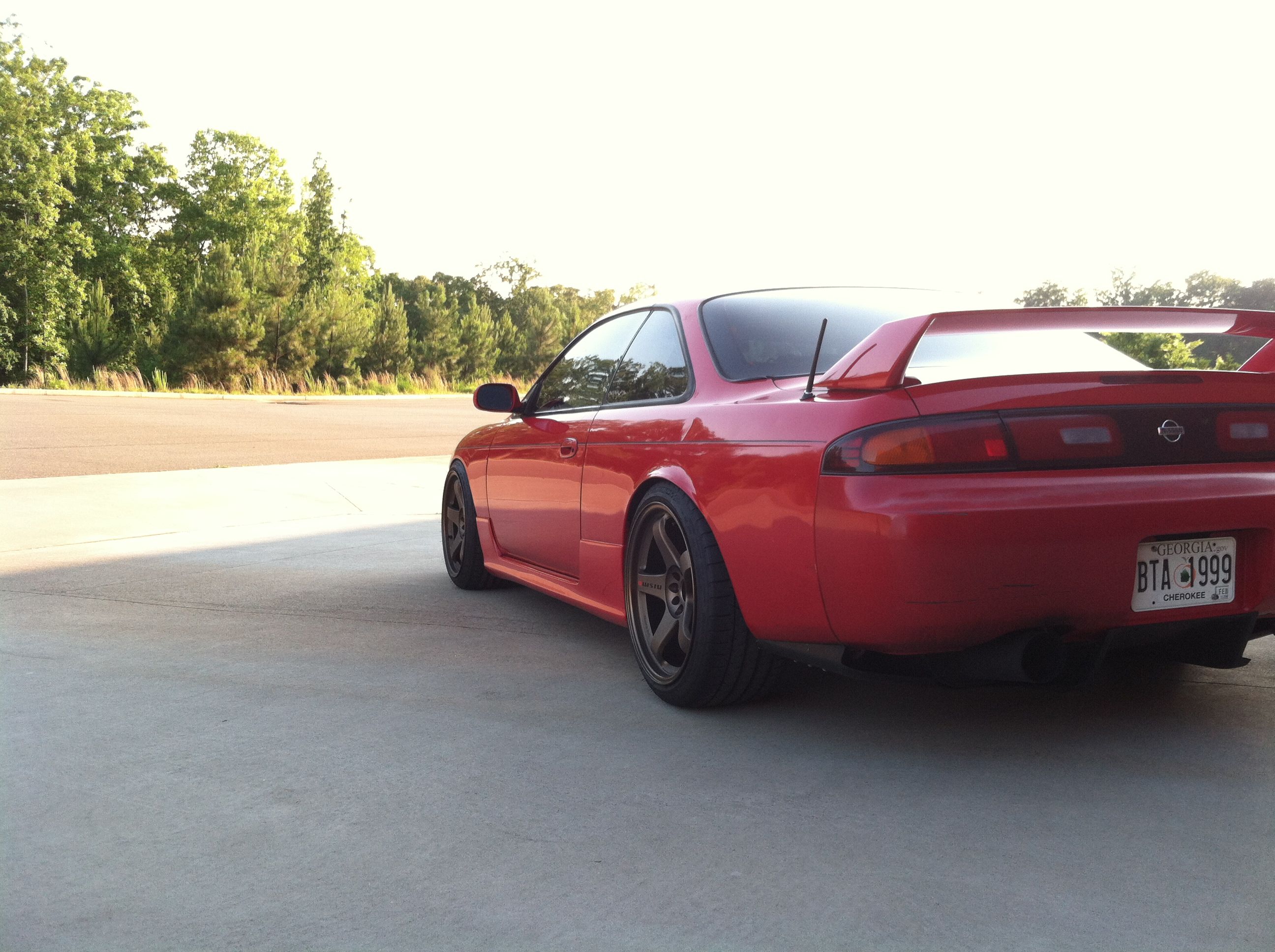 photo 3 Nissan S14 custom wheels Volk LMGT 4 18x9.5, ET +12, tire size 225/40 R18. 18x10.5 ET+15 255/35 R18