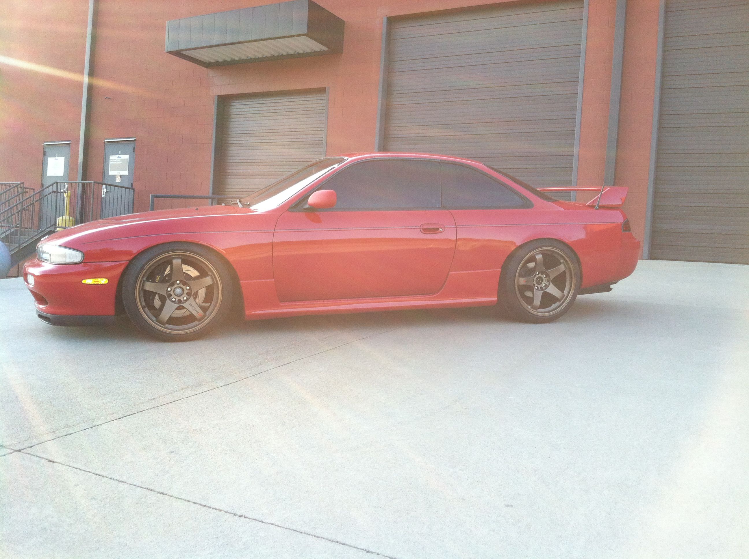 photo 5 Nissan S14 custom wheels Volk LMGT 4 18x9.5, ET +12, tire size 225/40 R18. 18x10.5 ET+15 255/35 R18