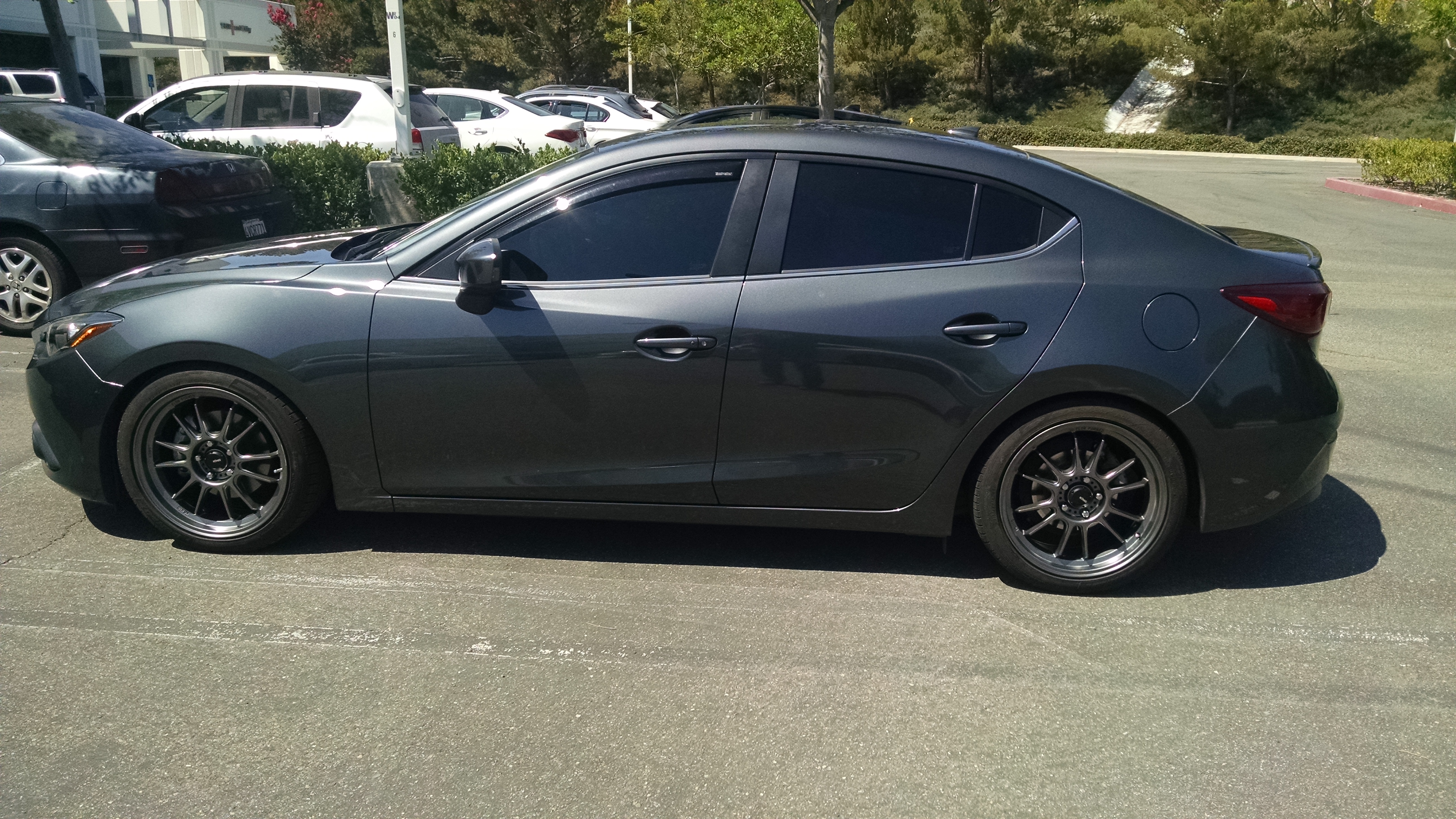 photo 1 Mazda Mazda3 custom wheels   18x8.5, ET +45, tire size 215/45 R18. x ET