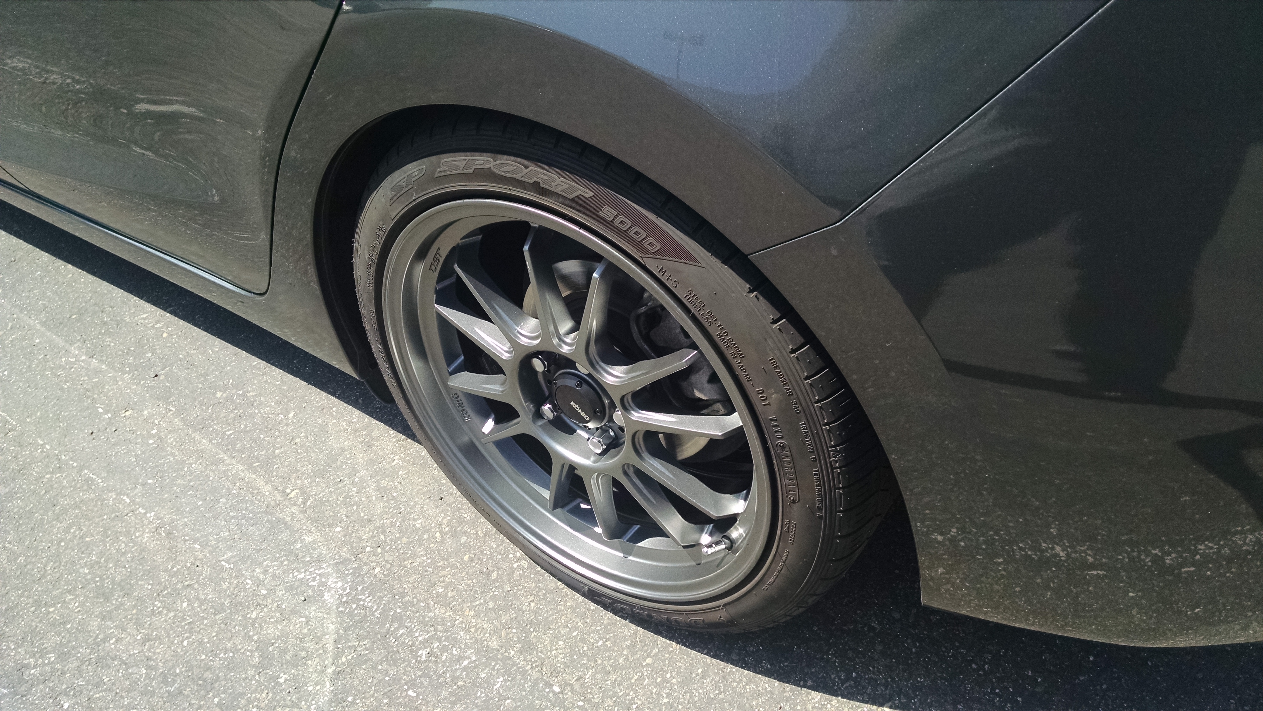 photo 2 Mazda Mazda3 custom wheels   18x8.5, ET +45, tire size 215/45 R18. x ET