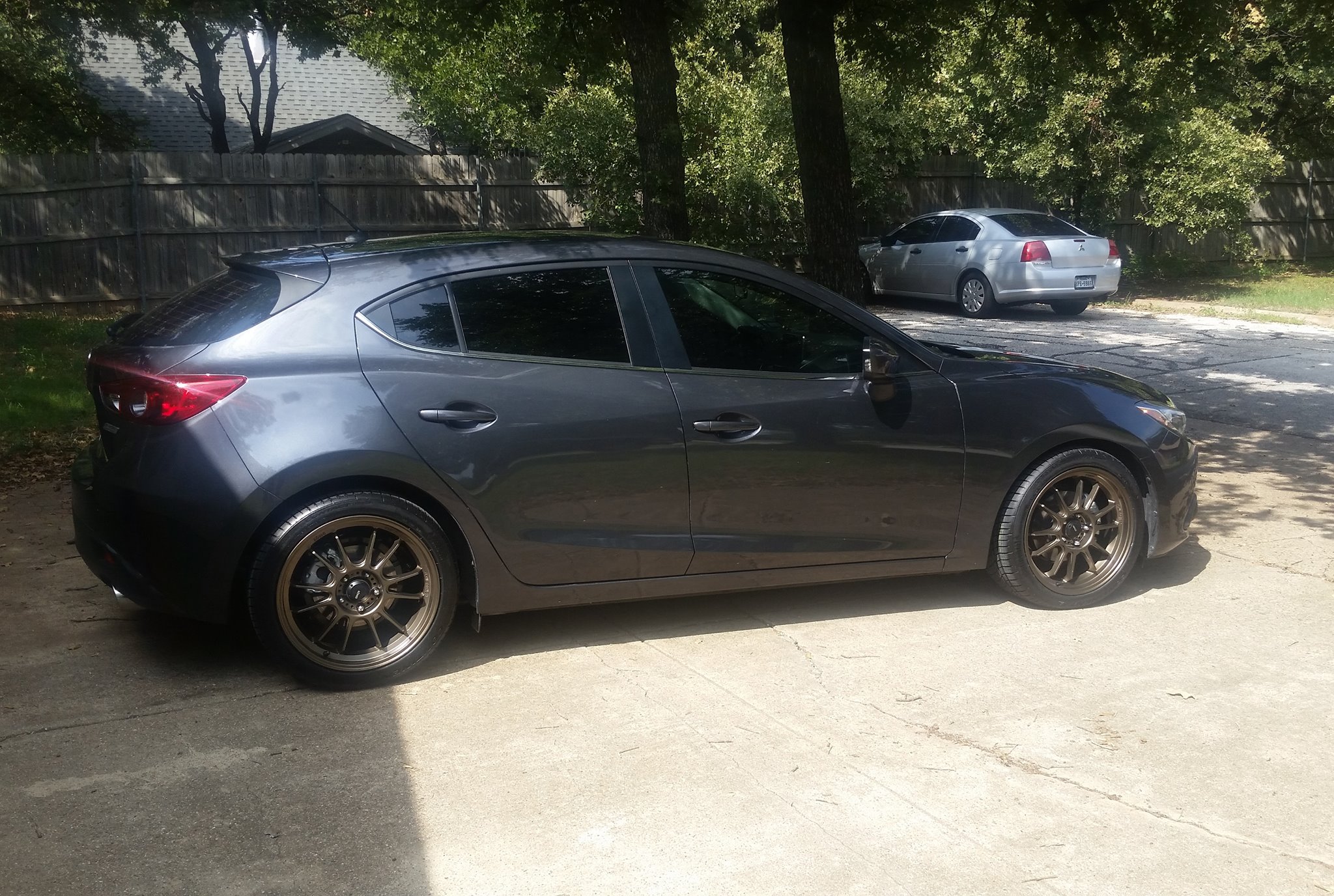 photo 1 Mazda Mazda3 custom wheels   18x8.5, ET +45, tire size 235/40 R18. x ET