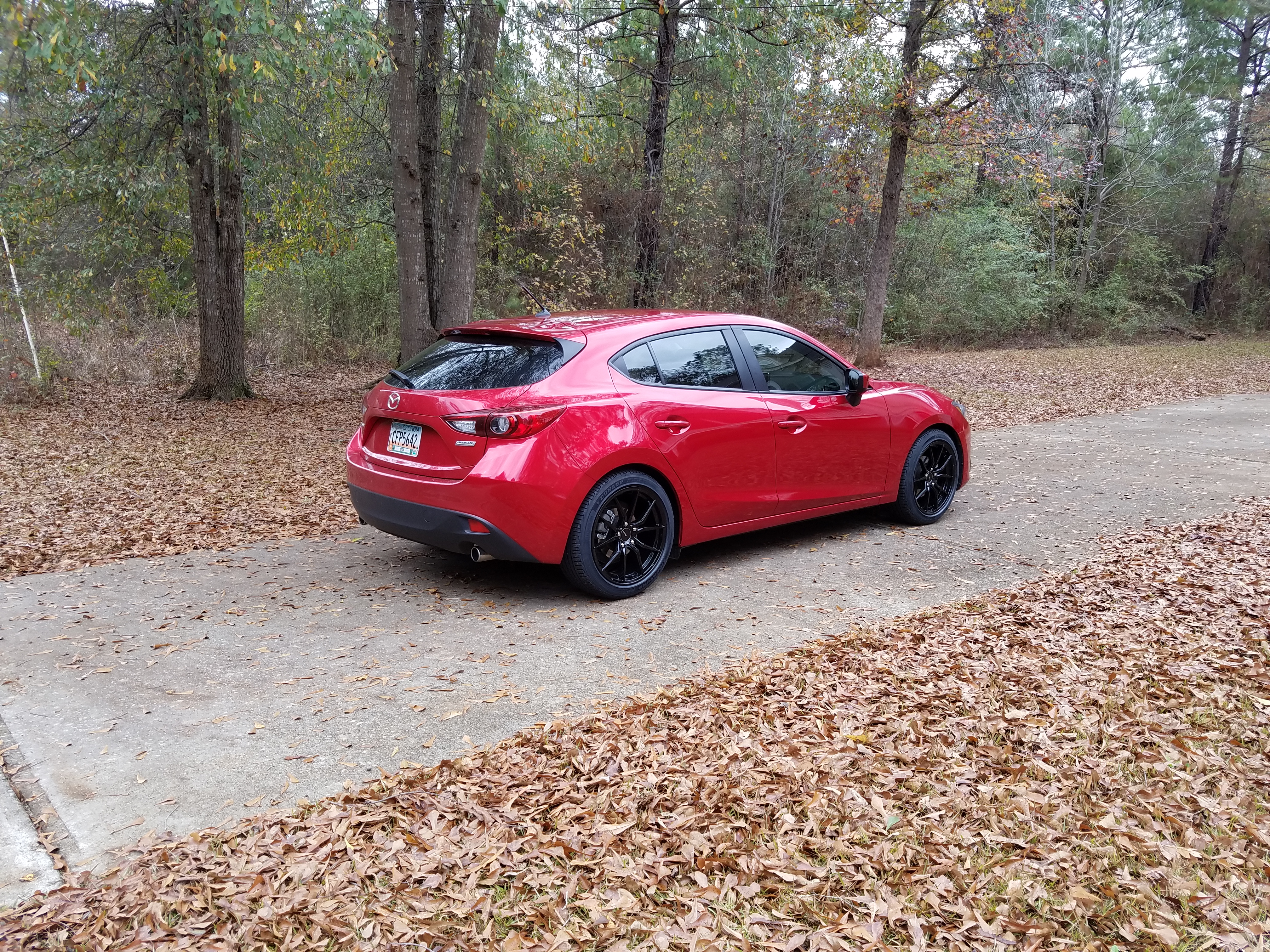 photo 3 Mazda Mazda3 custom wheels   18x8.0, ET +45, tire size 225/45 R18. x ET 