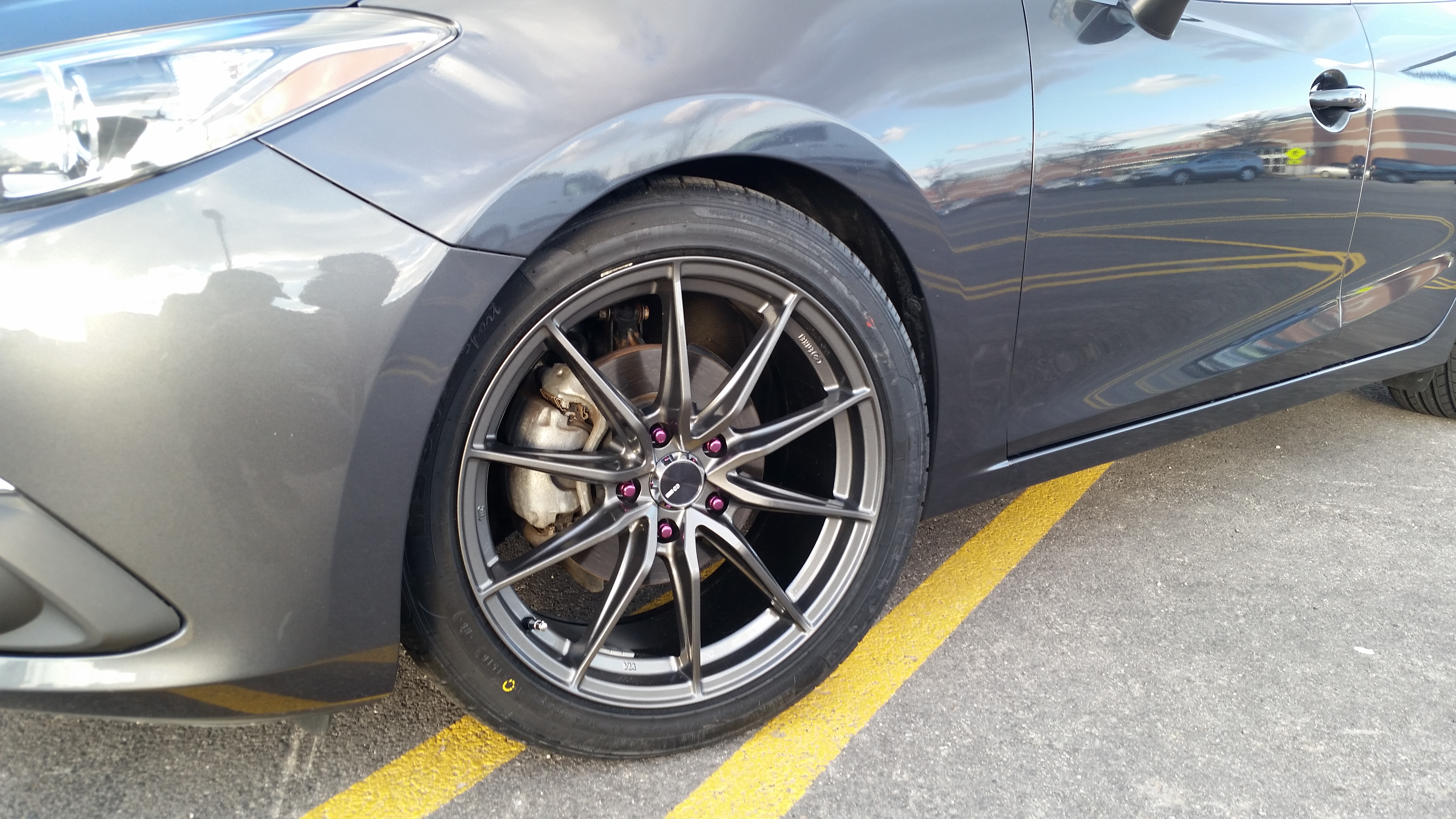 photo 2 Mazda Mazda3 custom wheels   18x8.0, ET +45, tire size 225/45 R18. x ET