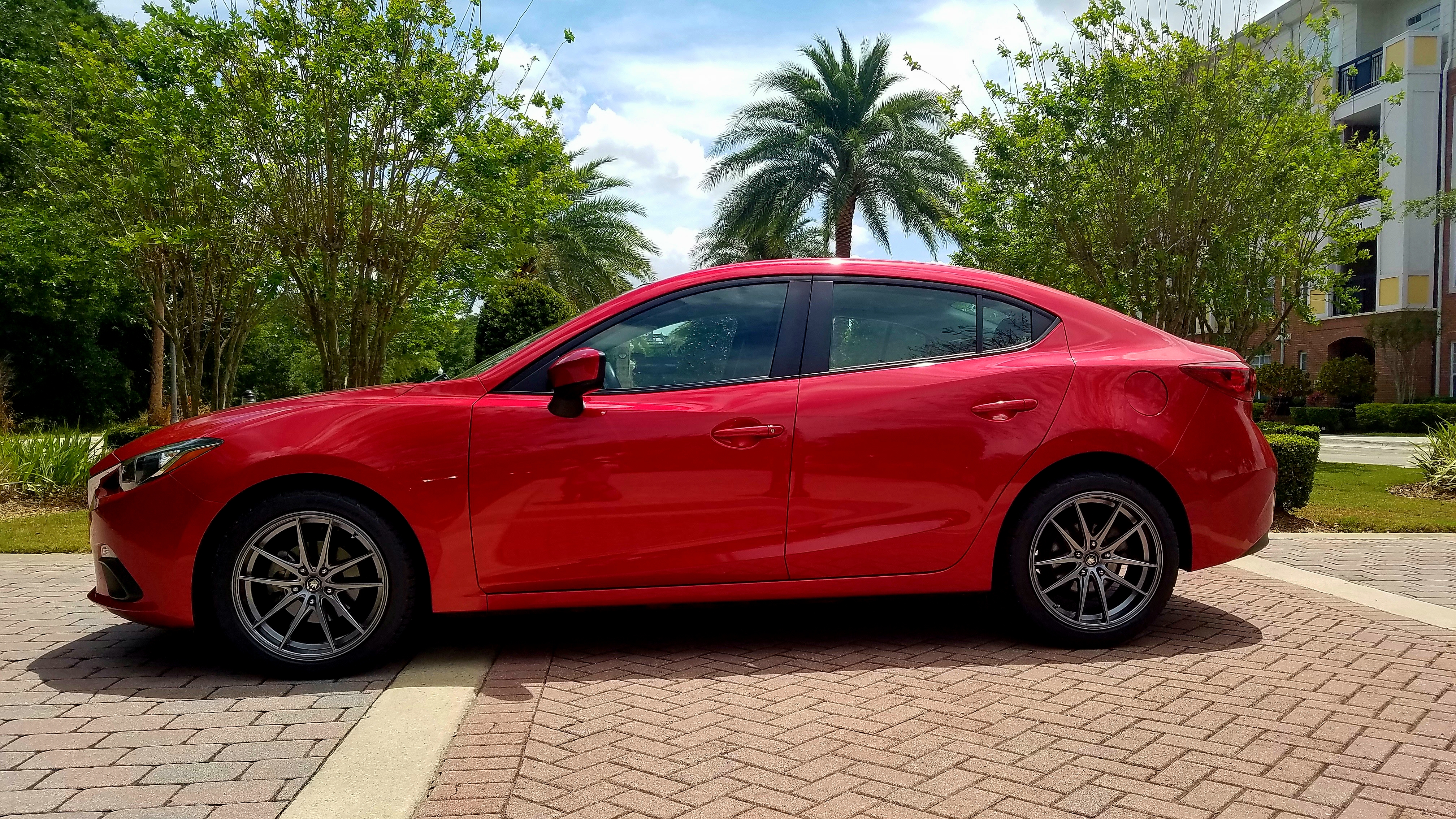 photo 1 Mazda Mazda3 custom wheels   18x8.0, ET +45, tire size 225/45 R18. x ET