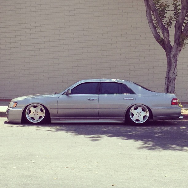 photo 1 Infiniti Q45 custom wheels Work Ryver 19x10.5, ET -12, tire size 225/35 R19. 19x11.5 ET-21 245/35 R19