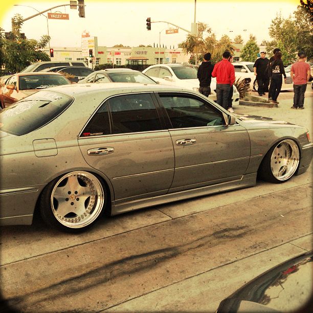 photo 2 Infiniti Q45 custom wheels Work Ryver 19x10.5, ET -12, tire size 225/35 R19. 19x11.5 ET-21 245/35 R19