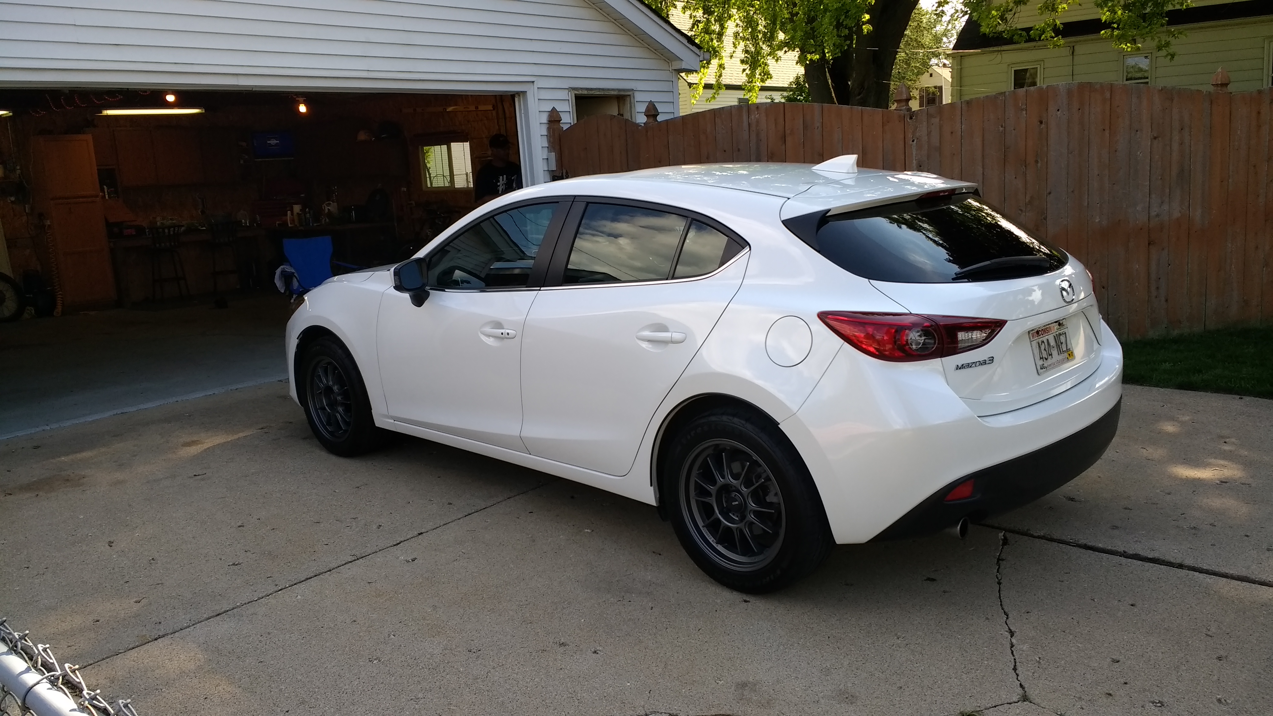 photo 1 Mazda Mazda3 custom wheels   17x8.0, ET , tire size 225/50 R17. x ET 