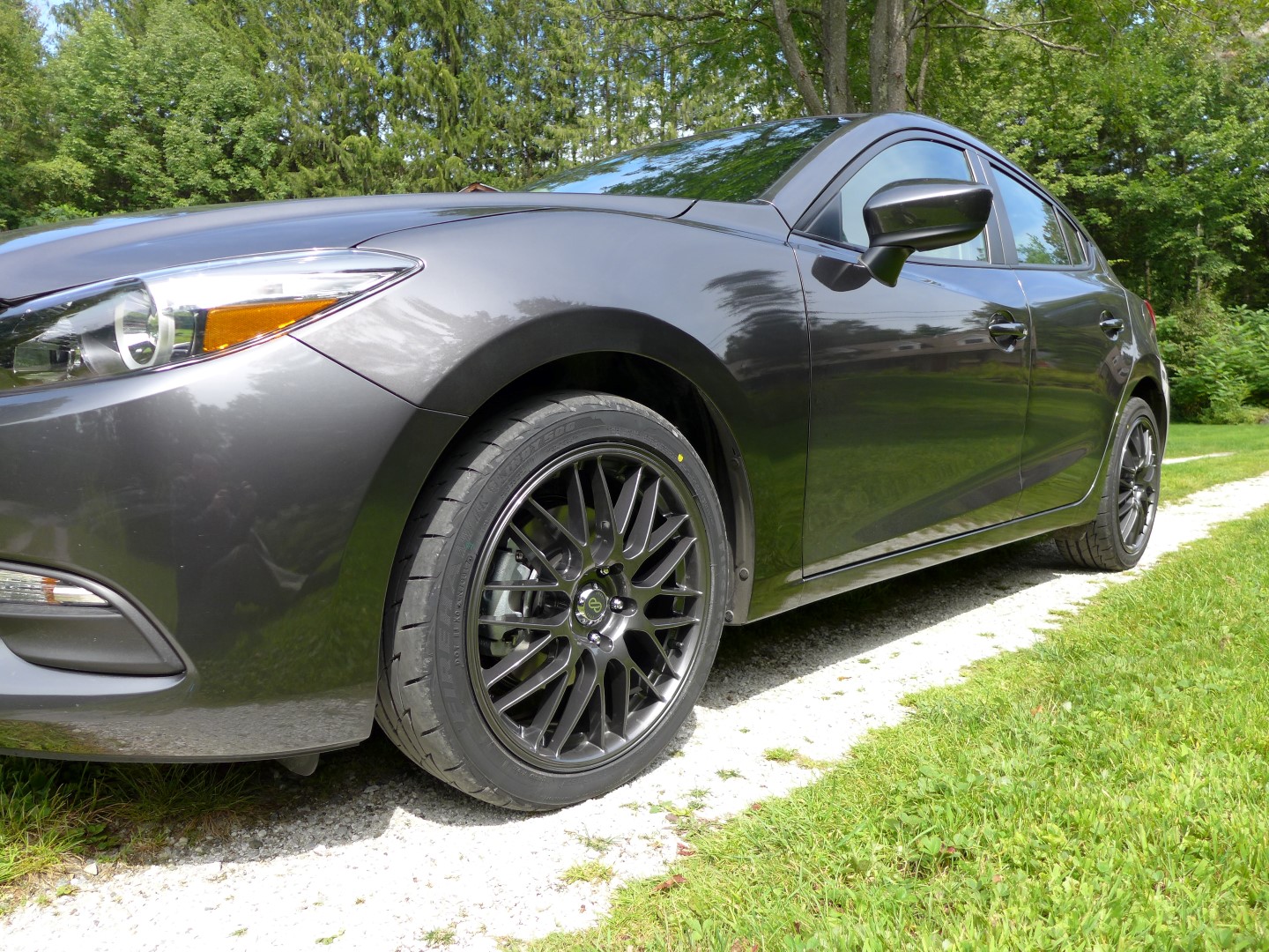 photo 1 Mazda Mazda3 custom wheels   18x7.5, ET +45, tire size 215/45 R18. x ET 