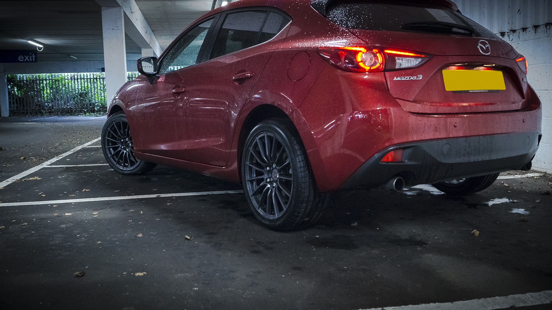 photo 5 Mazda Mazda3 custom wheels 2Forge ZF1 18x8.0, ET +42, tire size 235/40 R18. x ET