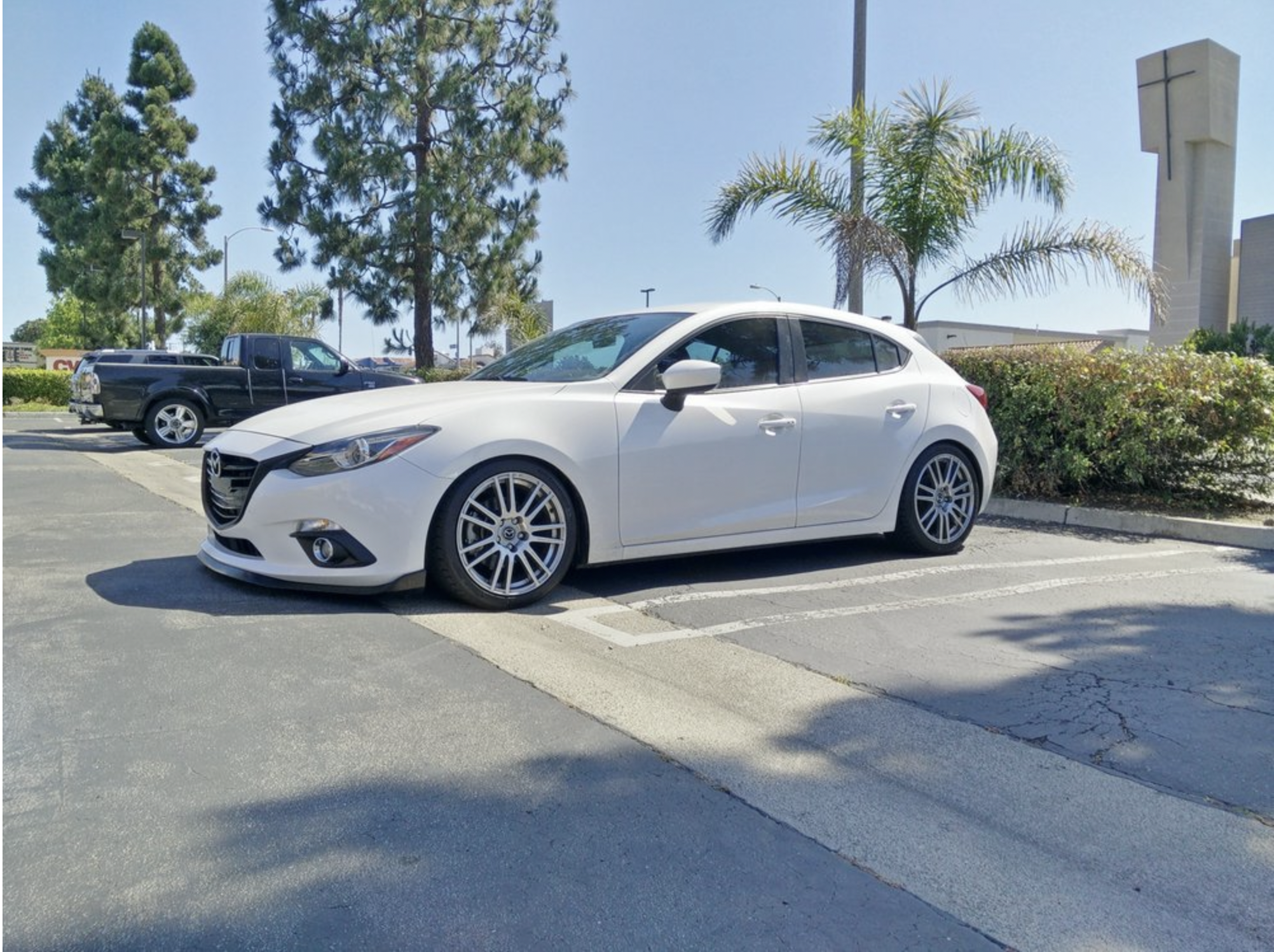 photo 1 Mazda Mazda3 custom wheels   18x8.5, ET +55, tire size 235/40 R18. x ET