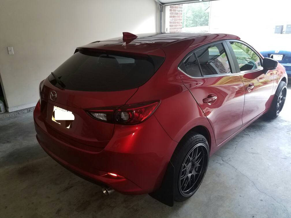 photo 2 Mazda Mazda3 custom wheels 18x9.0, ET +20, tire size 215/45 R18. x ET