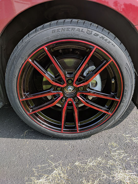 photo 2 Mazda Mazda3 custom wheels   18x8.0, ET +43, tire size 225/40 R18. x ET