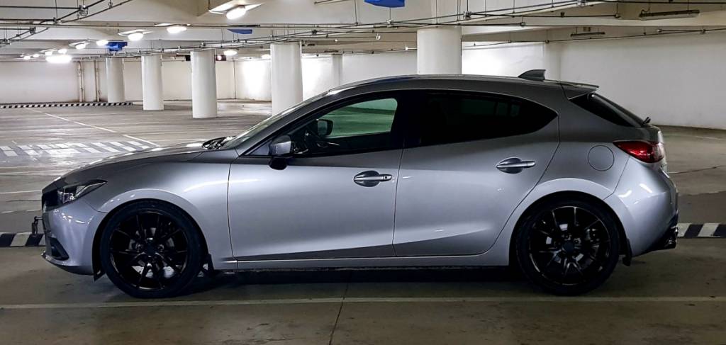 photo 1 Mazda Mazda3 custom wheels   19x8.5, ET +45, tire size 225/40 R19. x ET