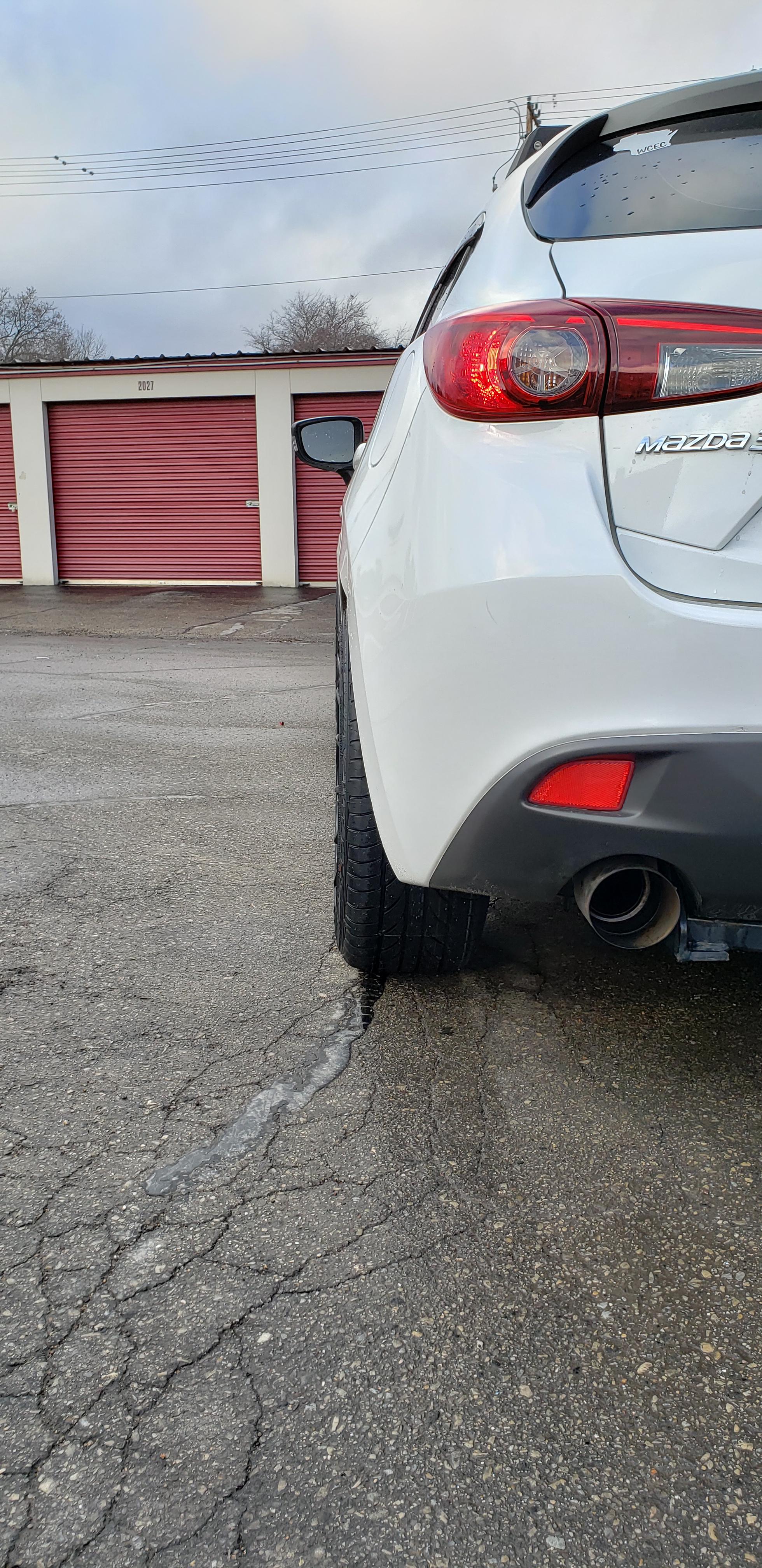 photo 1 Mazda Mazda3 custom wheels   18x8.5, ET +35, tire size 225/45 R18. x ET