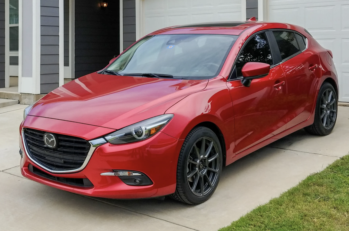 photo 2 Mazda Mazda3 custom wheels   18x8.0, ET +45, tire size 225/45 R18. x ET 