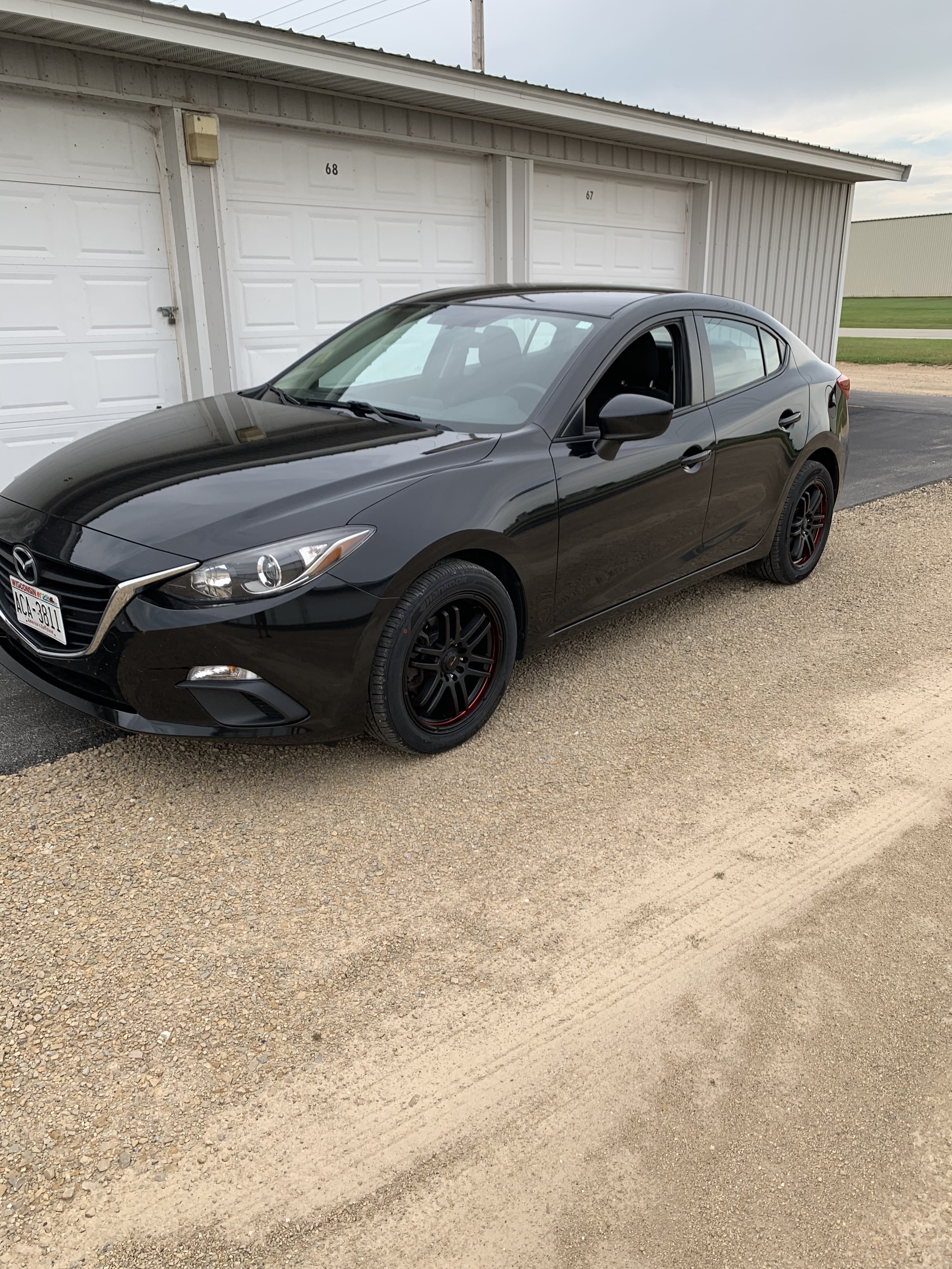 photo 1 Mazda Mazda3 custom wheels 17x7.5, ET +38, tire size 215/50 R17. x ET