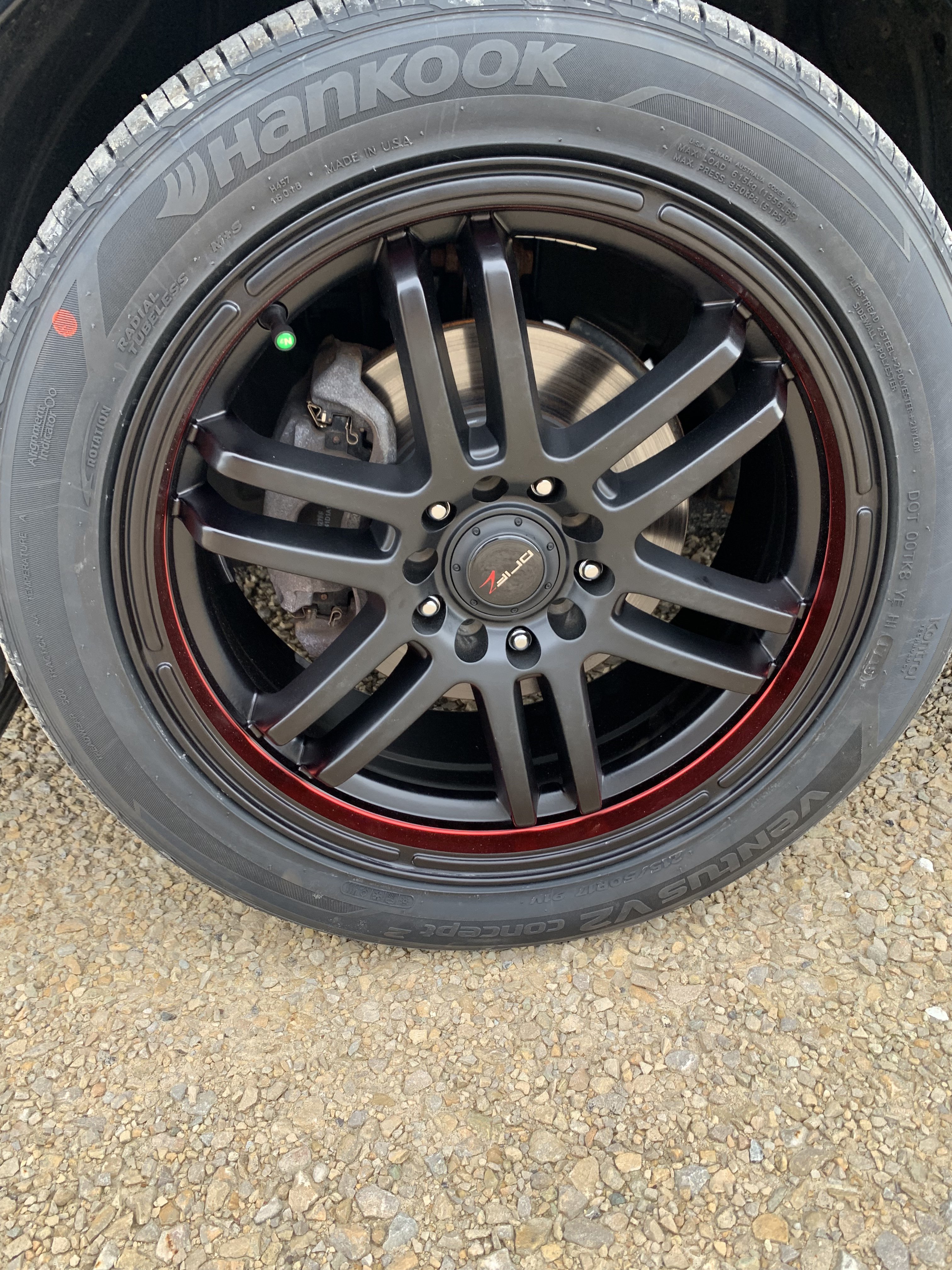 photo 2 Mazda Mazda3 custom wheels 17x7.5, ET +38, tire size 215/50 R17. x ET