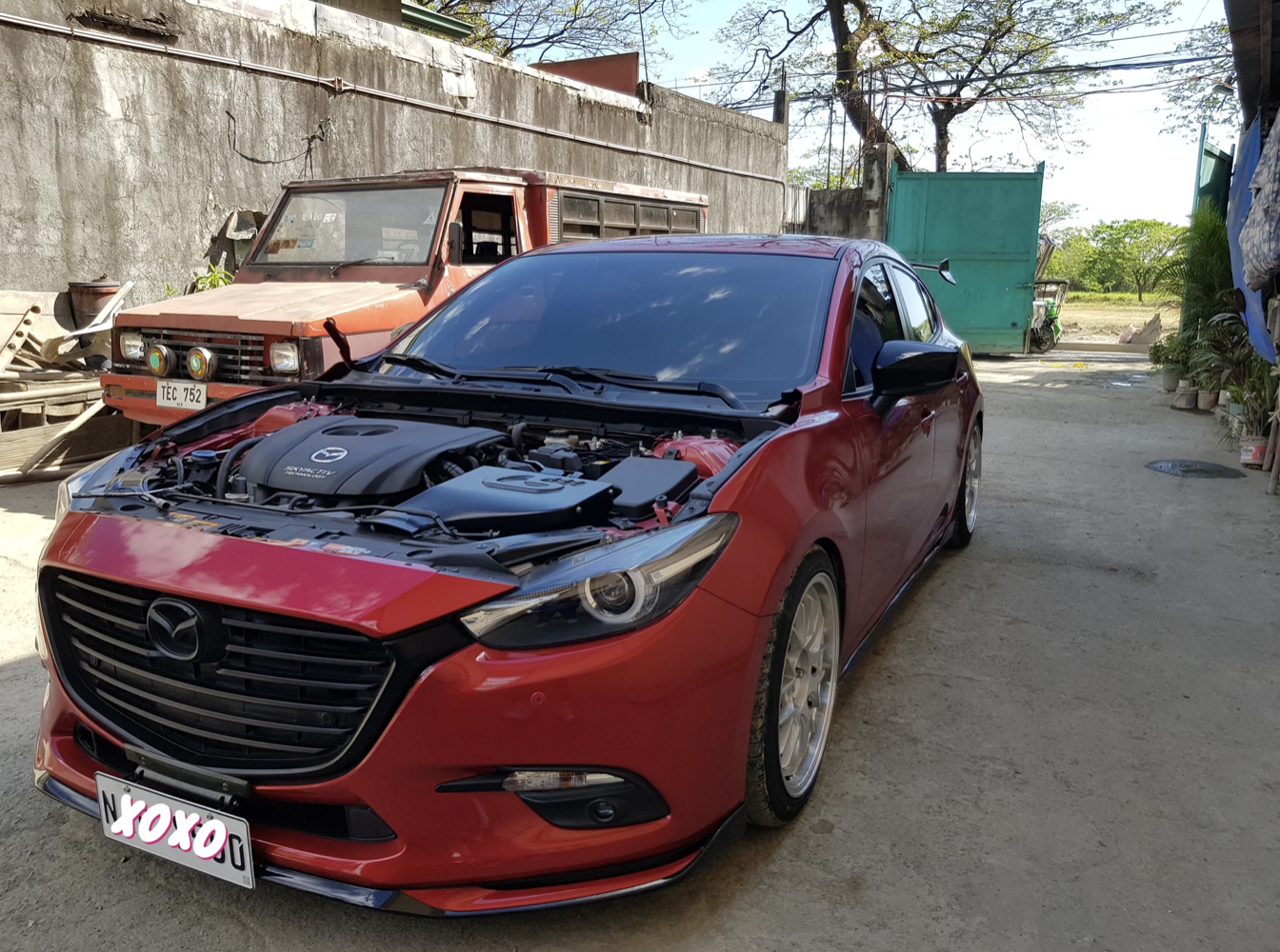 photo 1 Mazda Mazda3 custom wheels   18x8.5, ET +44, tire size 235/40 R18. x ET