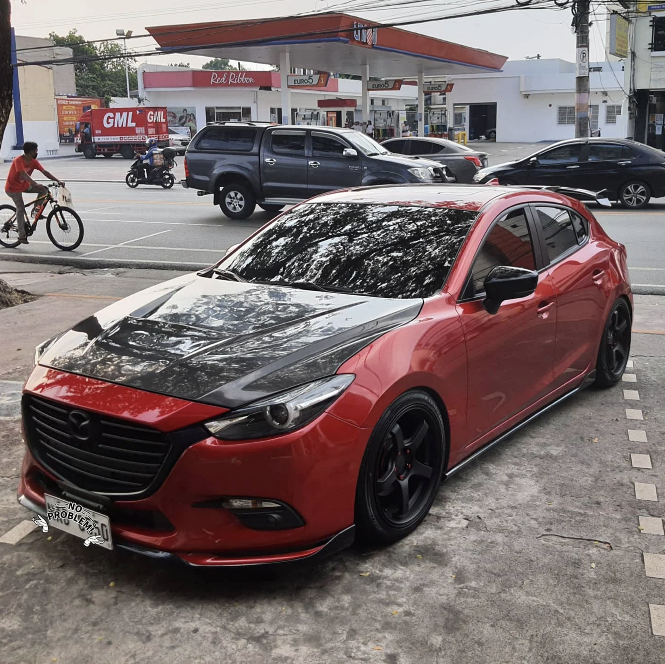 photo 5 Mazda Mazda3 custom wheels   18x8.5, ET +44, tire size 235/40 R18. x ET