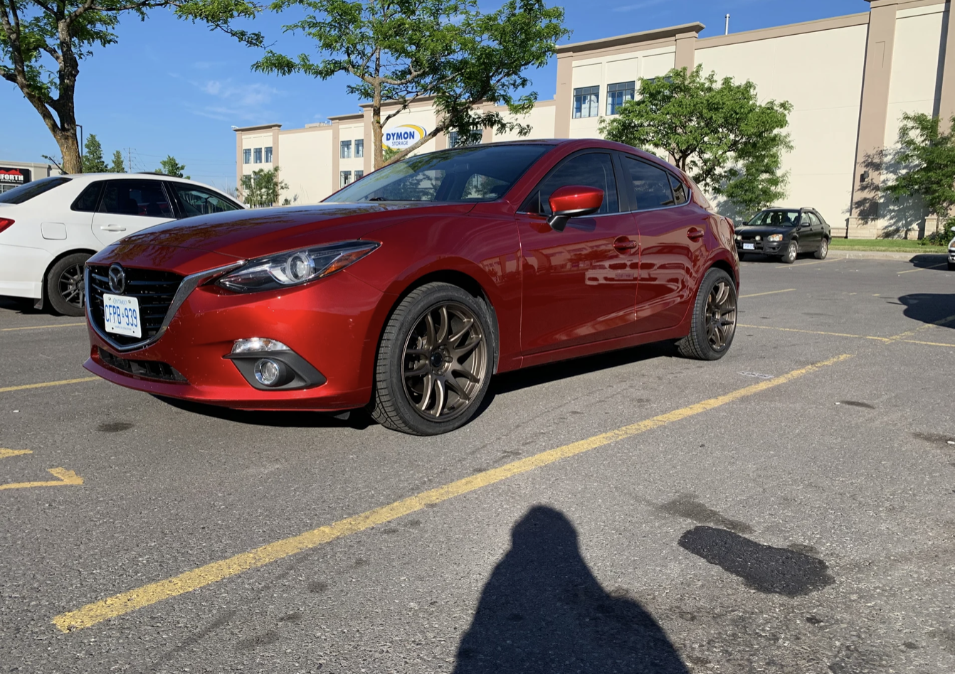 photo 2 Mazda Mazda3 custom wheels   18x8.5, ET +34, tire size 235/40 R18. x ET