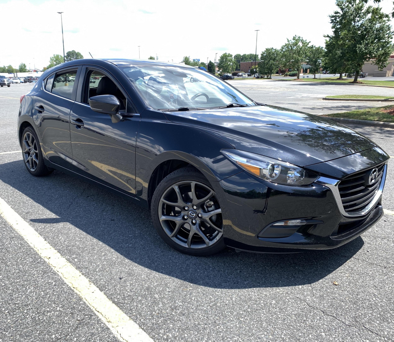 photo 1 Mazda Mazda3 custom wheels  gen2 MS3 18x7.5, ET +52, tire size 215/45 R18. x ET 