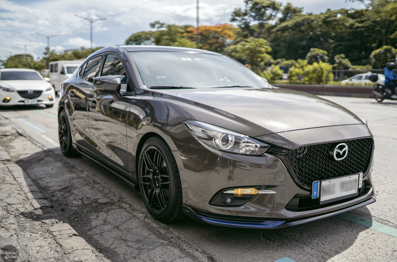 photo 1 Mazda Mazda3 custom wheels  ts6 18x8.5, ET +45, tire size 235/40 R18. x ET