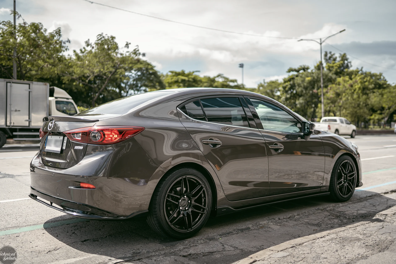 photo 2 Mazda Mazda3 custom wheels  ts6 18x8.5, ET +45, tire size 235/40 R18. x ET