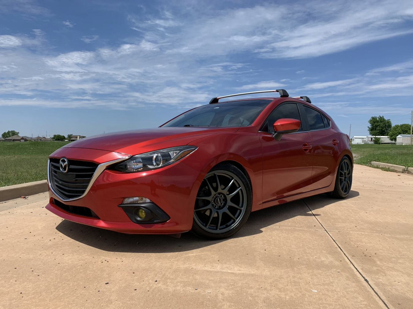 photo 1 Mazda Mazda3 custom wheels   18x8.0, ET +48, tire size 225/40 R18. x ET 