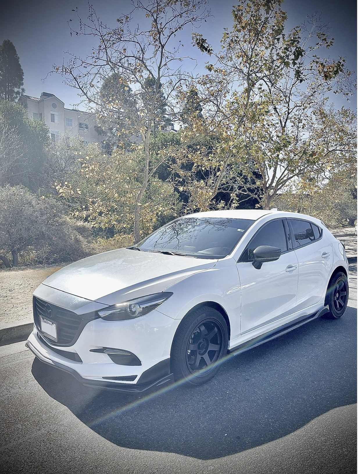 photo 2 Mazda Mazda3 custom wheels 17x9.0, ET +25, tire size 245/45 R17. x ET