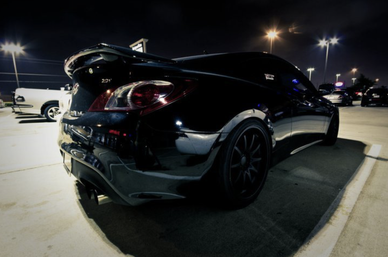 photo 1 Hyundai Genesis Coupe custom wheels 19x9.5, ET +12, tire size X R19. 19x10.5 ET+12