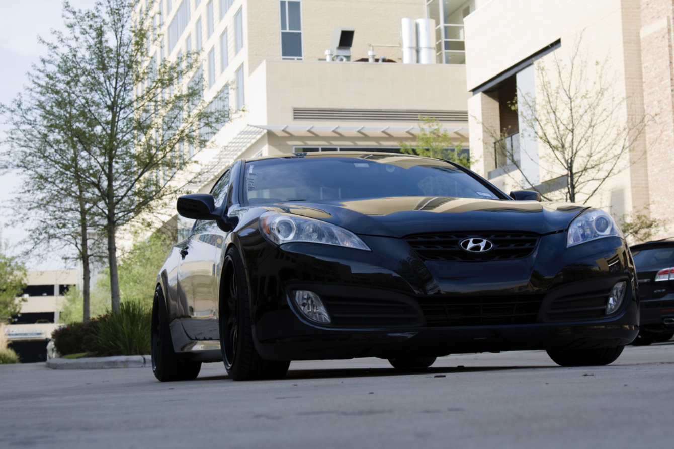 photo 3 Hyundai Genesis Coupe custom wheels 19x9.5, ET +12, tire size X R19. 19x10.5 ET+12