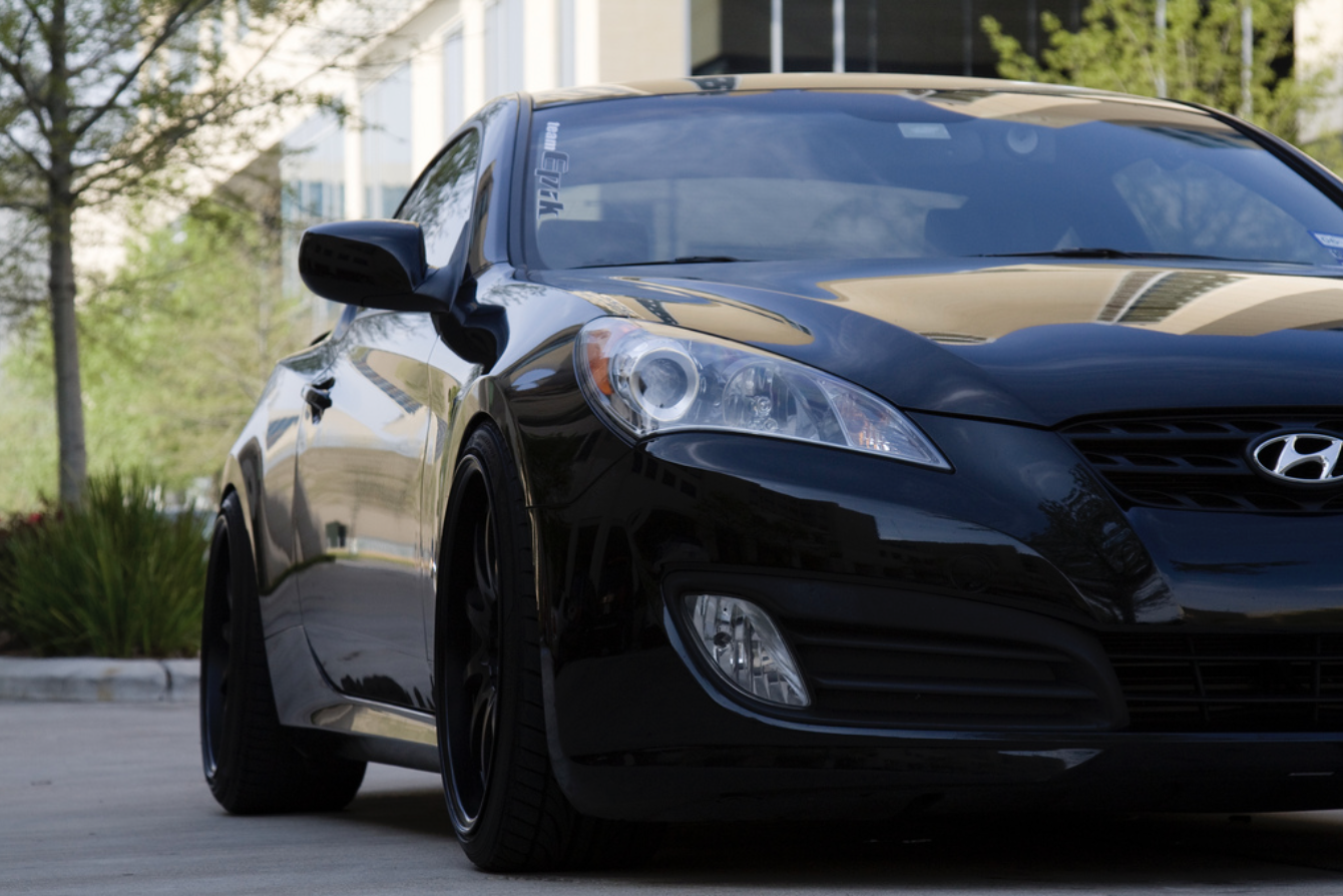 photo 4 Hyundai Genesis Coupe custom wheels 19x9.5, ET +12, tire size X R19. 19x10.5 ET+12