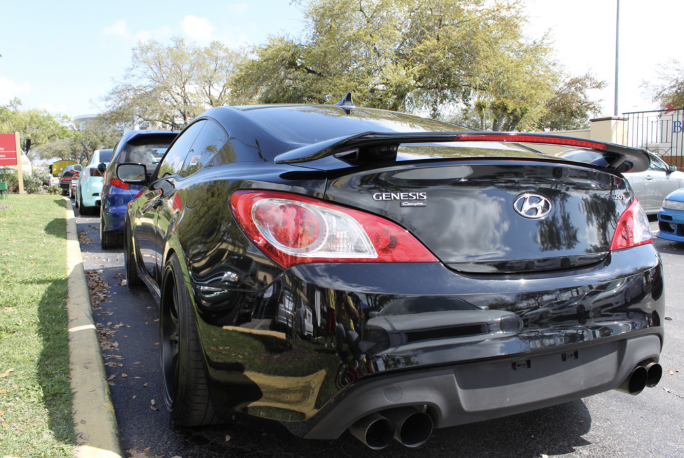 photo 5 Hyundai Genesis Coupe custom wheels 19x9.5, ET +12, tire size X R19. 19x10.5 ET+12