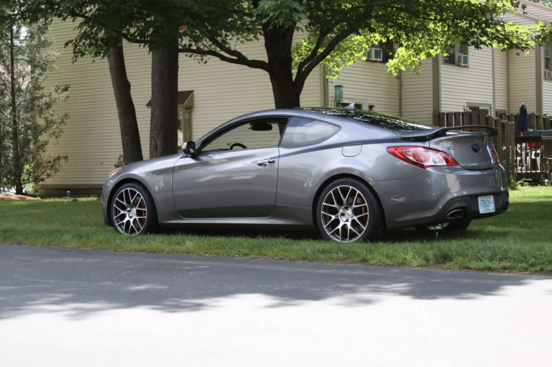 photo 1 Hyundai Genesis Coupe custom wheels 19x8.5, ET +20, tire size 245/35 R19. 19x10.5 ET+27 285/35 R19