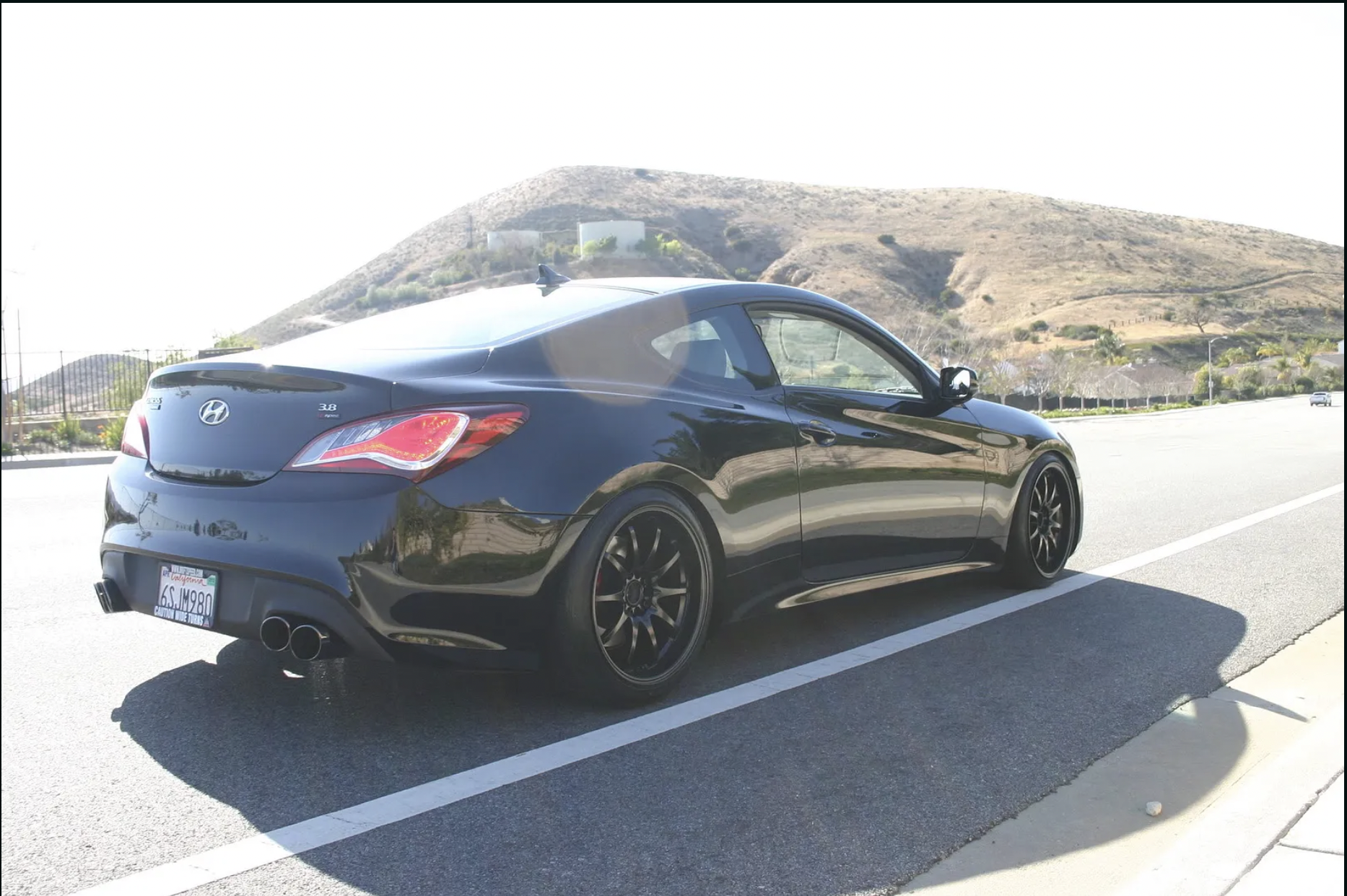 photo 2 Hyundai Genesis Coupe custom wheels 19x9.5, ET +22, tire size 235/35 R19. 19x10.5 ET+22 245/40 R19