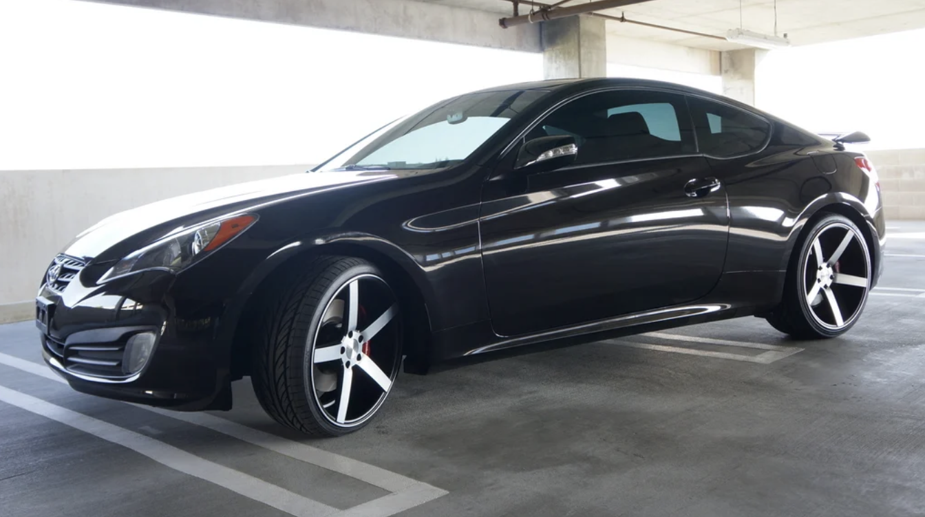 photo 1 Hyundai Genesis Coupe custom wheels 20x9.0, ET , tire size X R20. 20x10.5 ET