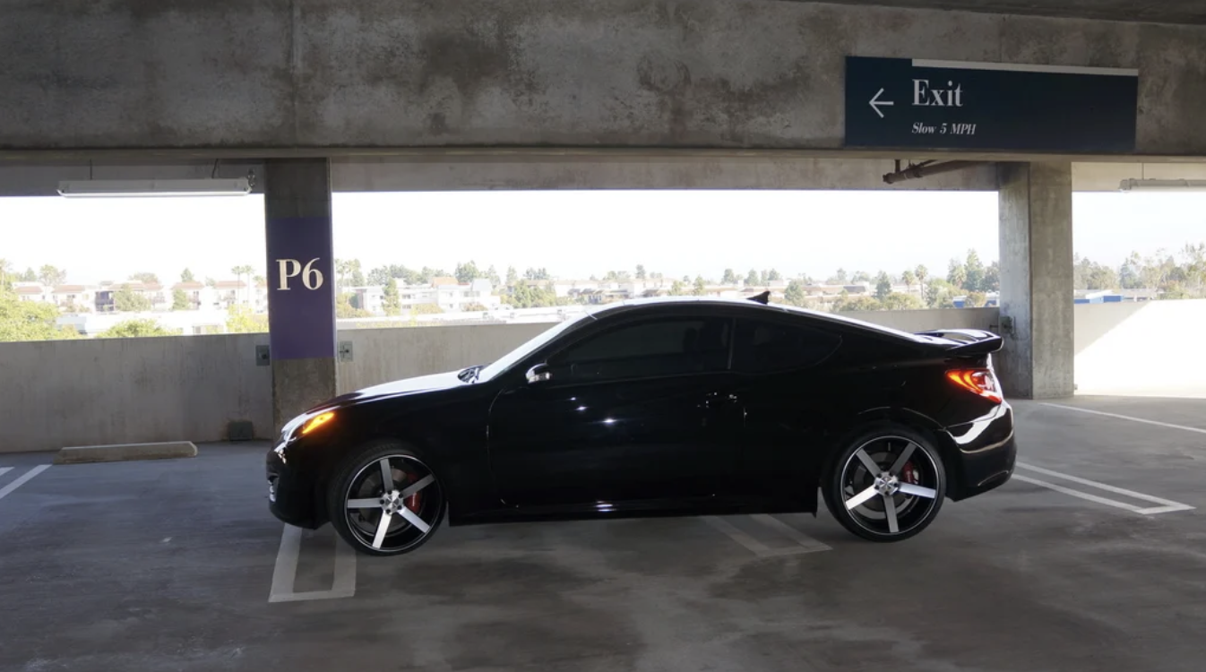 photo 3 Hyundai Genesis Coupe custom wheels 20x9.0, ET , tire size X R20. 20x10.5 ET