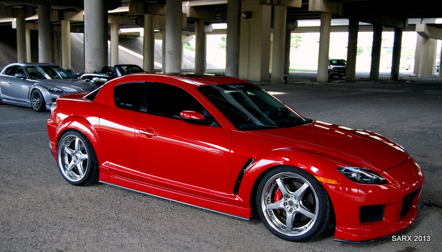 photo 1 Mazda RX-8 custom wheels Volk Racing by Rays GTS 19x8.5, ET +24, tire size 245/35 R19. 19x9.5 ET+27 255/35 R19