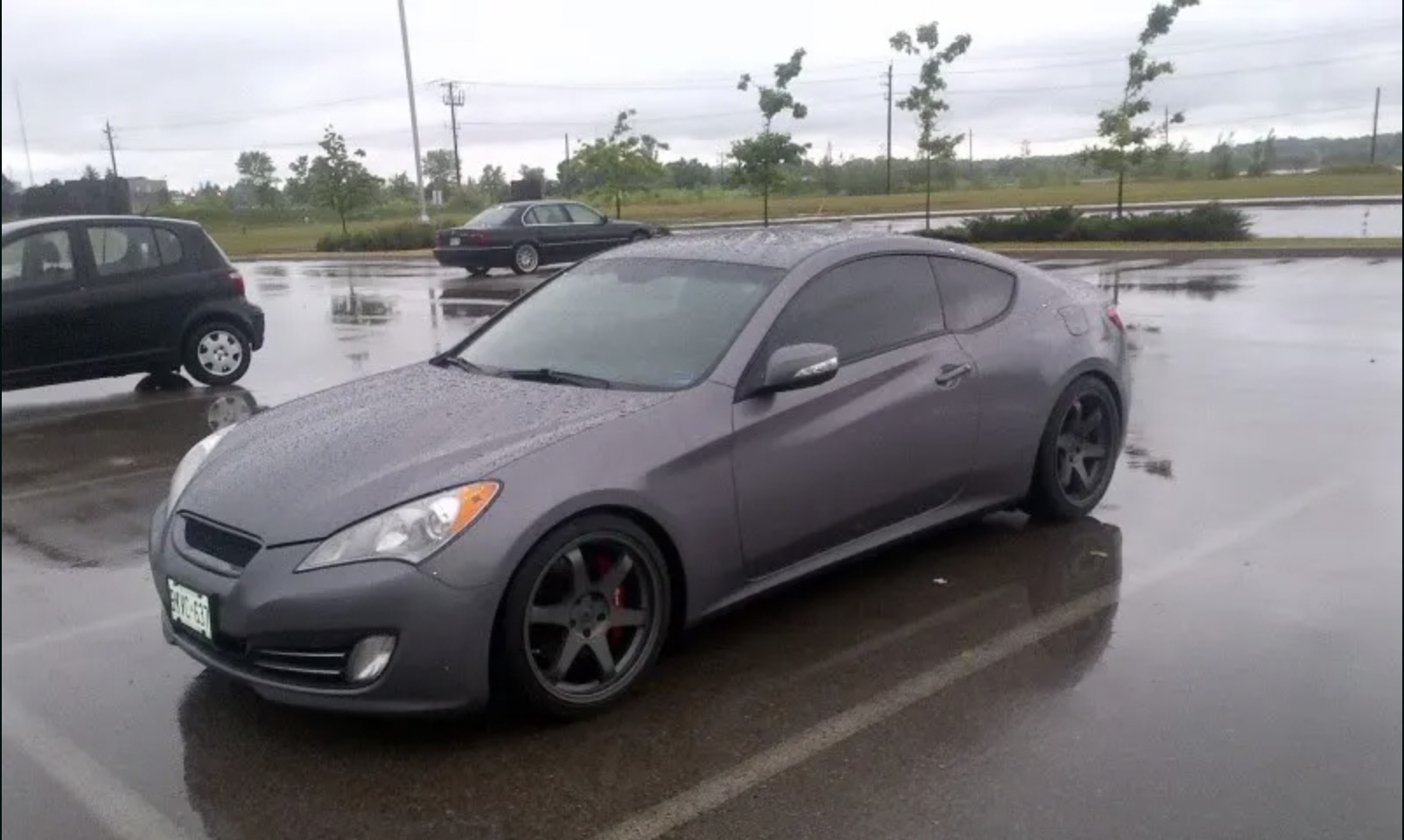 photo 2 Hyundai Genesis Coupe custom wheels 19x8.5, ET , tire size X R19. 19x9.5 ET