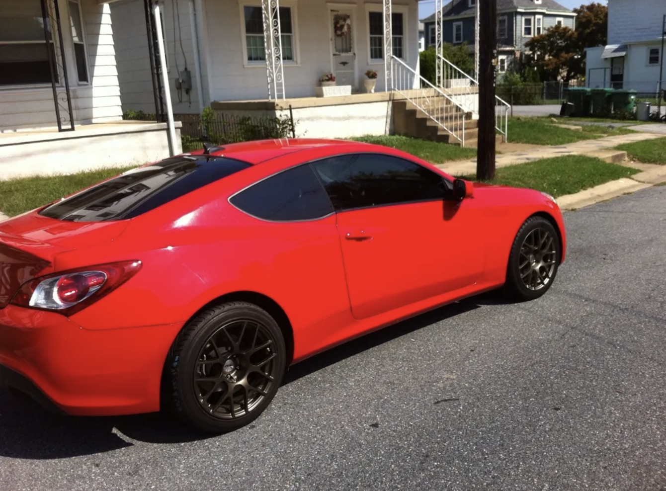 photo 3 Hyundai Genesis Coupe custom wheels 18x8.5, ET +20, tire size 245/50 R18. 18x10.5 ET+27 265/40 R18