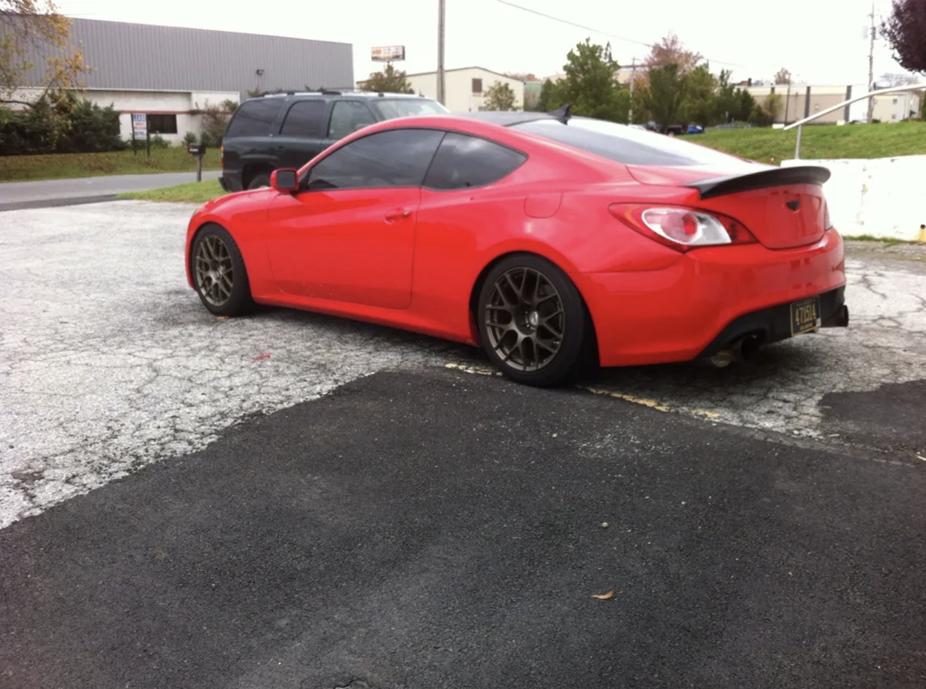photo 1 Hyundai Genesis Coupe custom wheels   18x8.5, ET +20, tire size X R18. 18x10.5 ET+27 