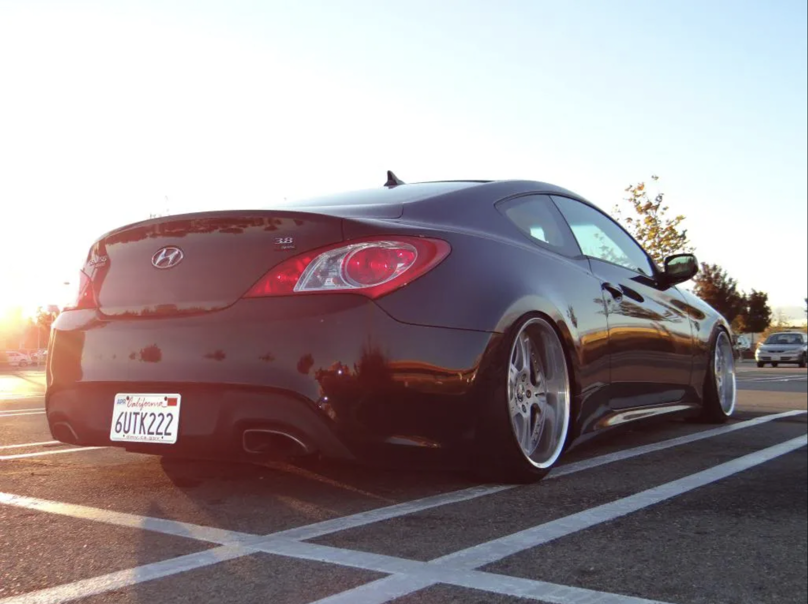 photo 1 Hyundai Genesis Coupe custom wheels   19x9.5, ET +15, tire size 225/35 R19. 19x10.5 ET+15 245/35 R19