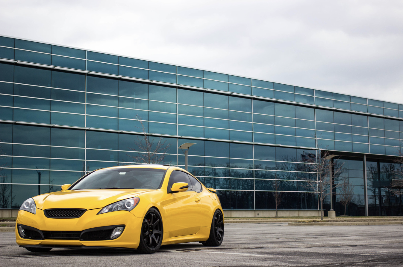 photo 1 Hyundai Genesis Coupe custom wheels 19x9.5, ET +15, tire size 225/35 R19. 19x10.5 ET+20 255/35 R19