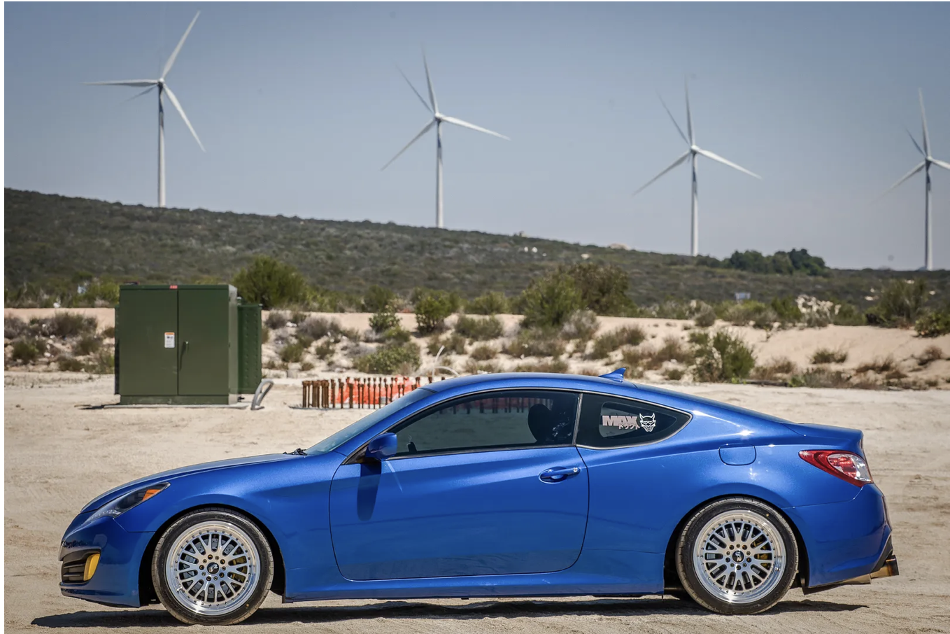 photo 2 Hyundai Genesis Coupe custom wheels 18x8.5, ET +20, tire size 235/40 R18. 18x9.5 ET+15 265/35 R18