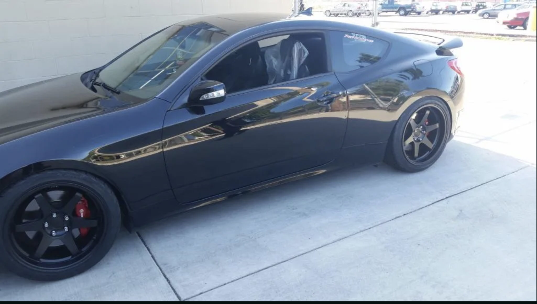 photo 1 Hyundai Genesis Coupe custom wheels 19x9.5, ET +22, tire size X R19. 19x10.5 ET+22