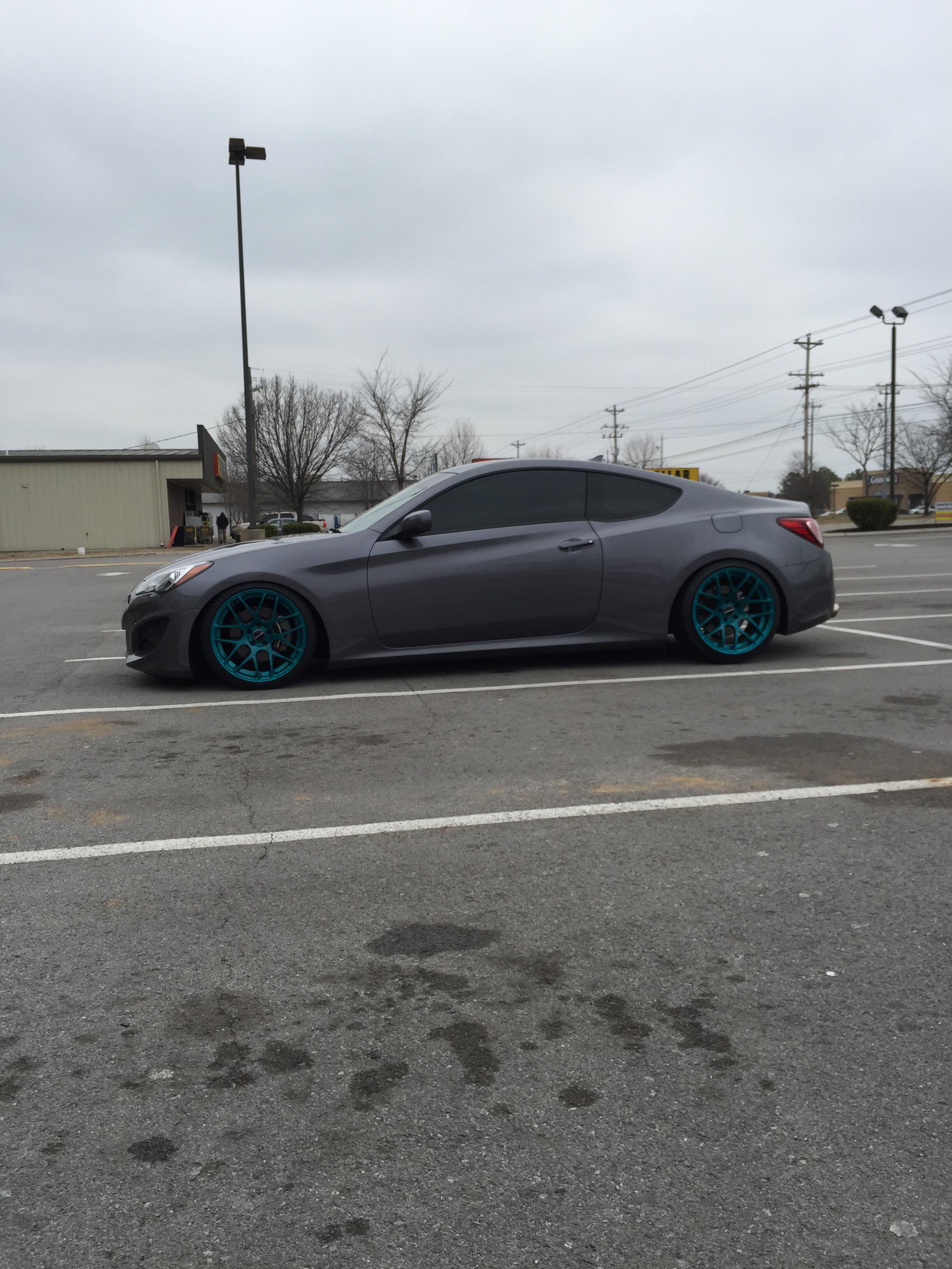 photo 1 Hyundai Genesis Coupe custom wheels   19x9.5, ET +20, tire size 235/35 R19. 19x11.0 ET+18 265/35 R19