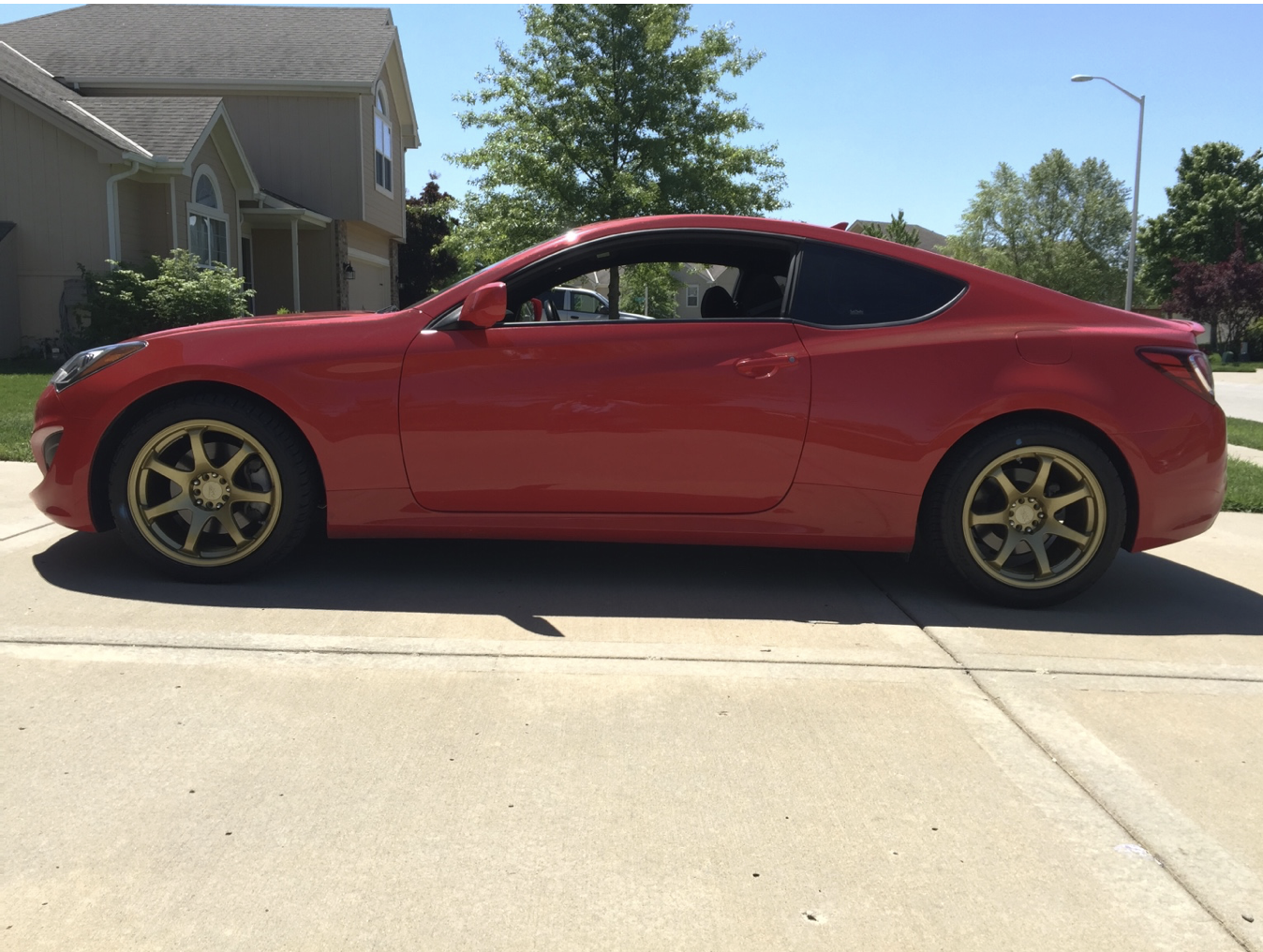 photo 2 Hyundai Genesis Coupe custom wheels  511 18x8.75, ET +22, tire size 245/40 R18. 18x9.75 ET+22 275/40 R18