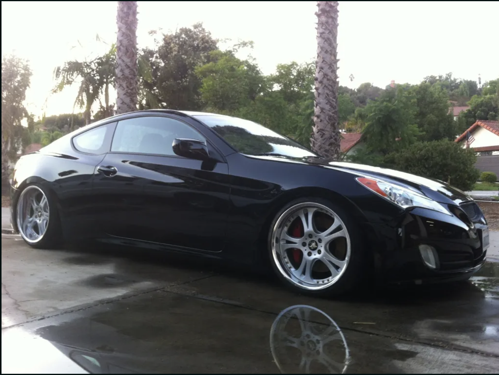 photo 1 Hyundai Genesis Coupe custom wheels   19x9.5, ET , tire size 225/35 R19. 19x10.5 ET 245/35 R19