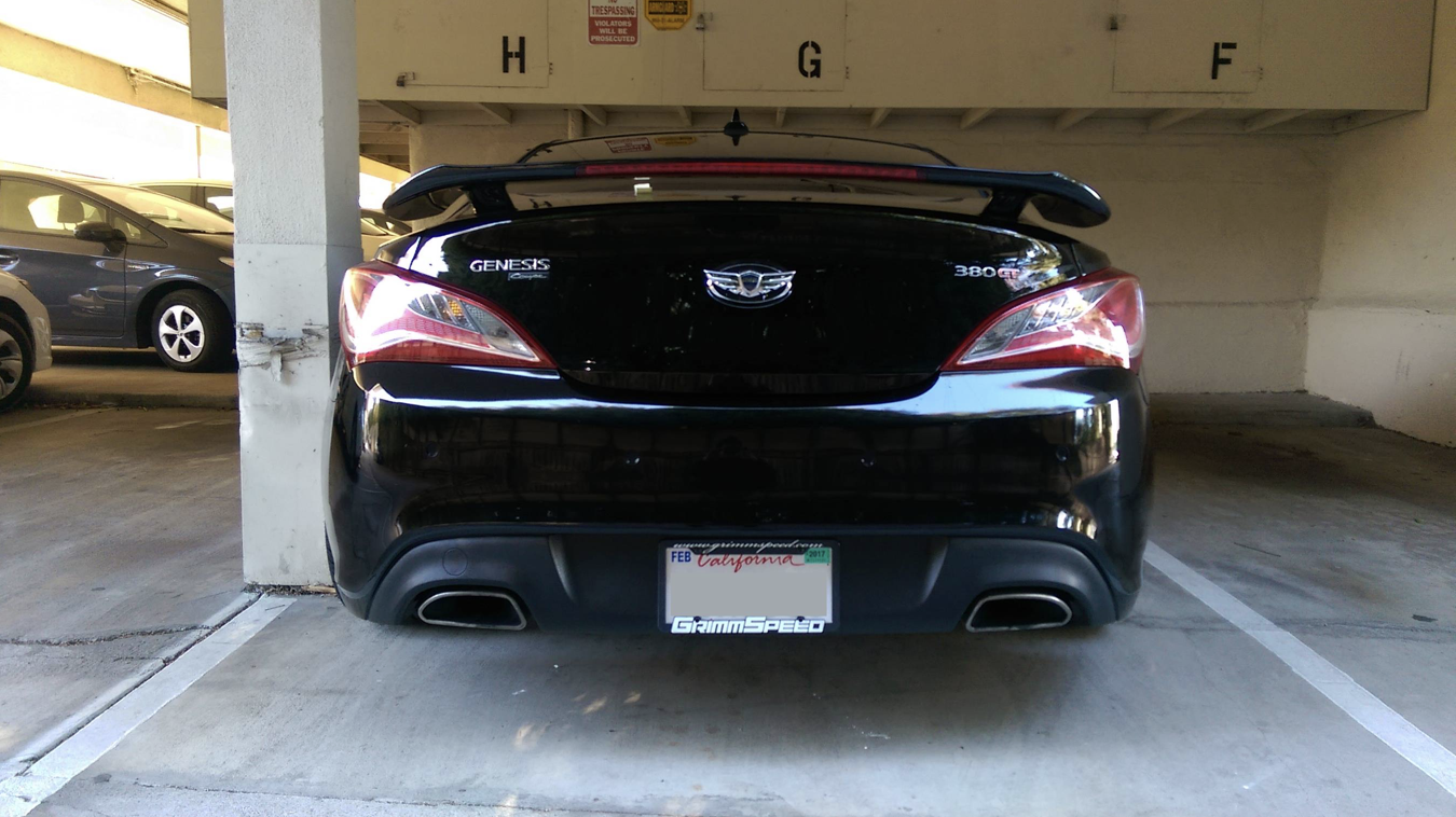 photo 1 Hyundai Genesis Coupe custom wheels   19x9.5, ET +22, tire size X R19. 19x10.5 ET+22